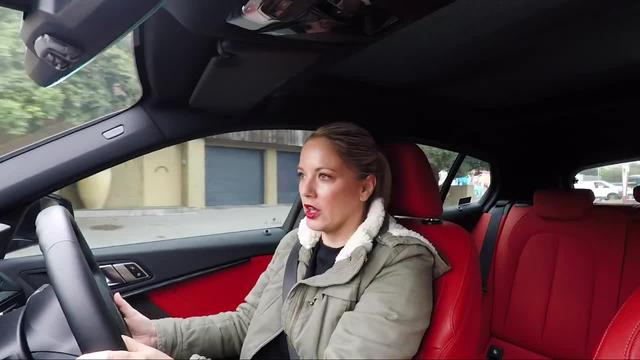 Juliet Drives The BMW 118