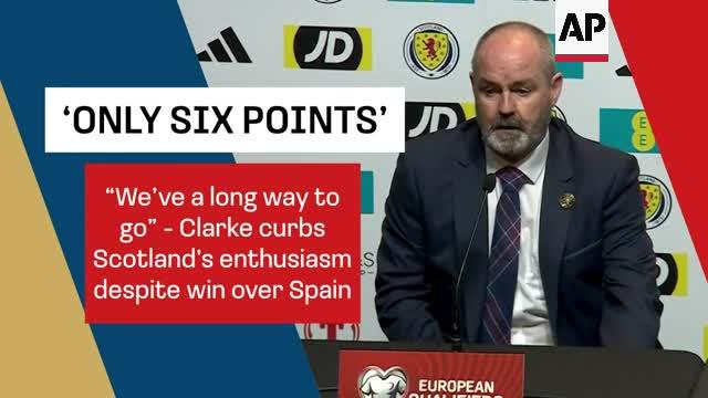 Clarke on Spain win: 'You don't qualify with six points, we've a long way to go'