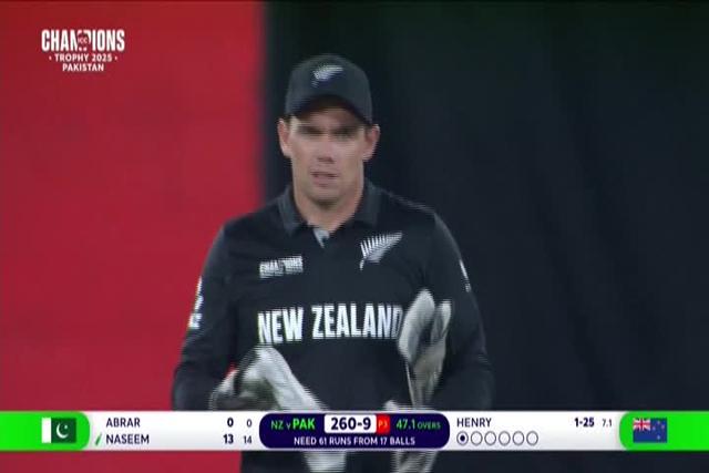 New Zealand beat Pakistan in ICC Champions Trophy opener