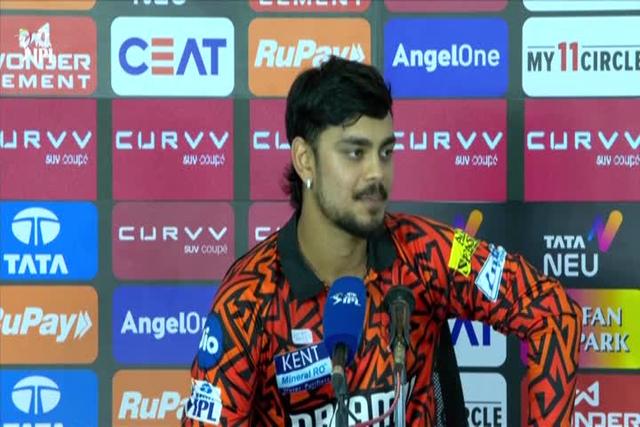  Centurion Kishan on inspiring Sunrisers to victory over the Royals