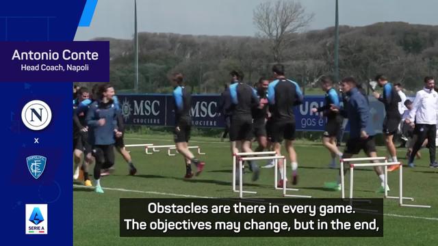  Conte wary of struggling Empoli as title race hots up