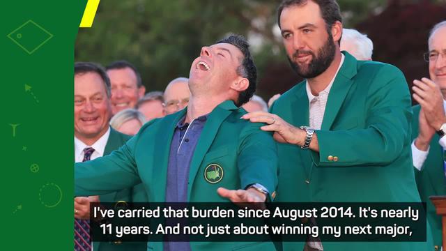  McIlroy admits huge burden lifted from him with Masters title
