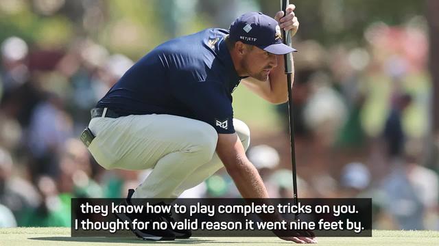 DeChambeau has dig at Masters greens after last day 75