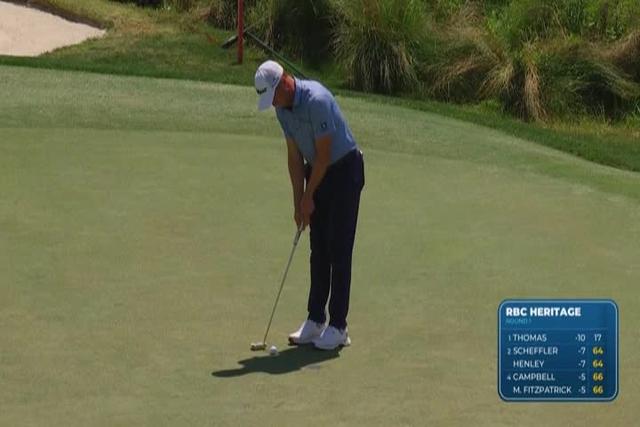  Justin Thomas ties course-record 61 in RBC Heritage first round 