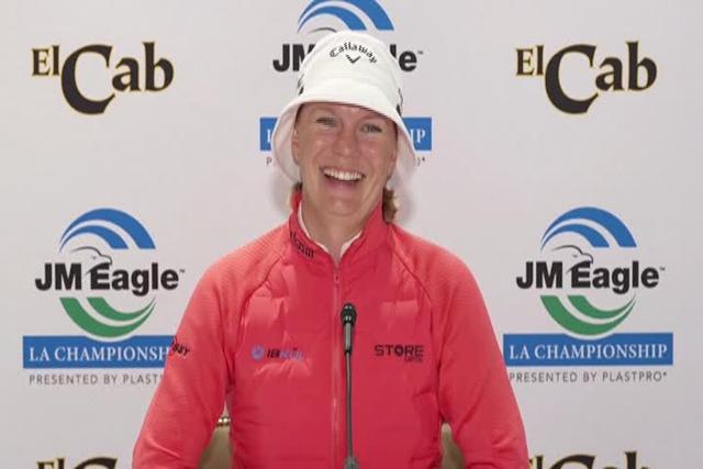 'It was perfect' - Sagstrom on her first ever pro career ace