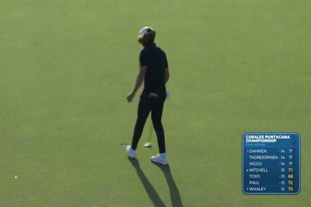 Higgo takes advantage of Dahmen’s late meltdown to win in the Dominican Republic 