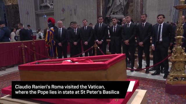  Serie A honours Pope Francis 