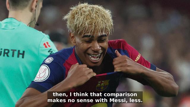 I do not compare myself to Lionel Messi Barcelona star Lamine Yamal on reaching 100 club games power outages and beating Real Madrid
