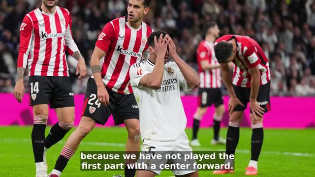 We wanted to react after Champions League exit Carlo Ancelotti as Real Madrid beat Athletic Club 1-0 in the Spanish La Liga