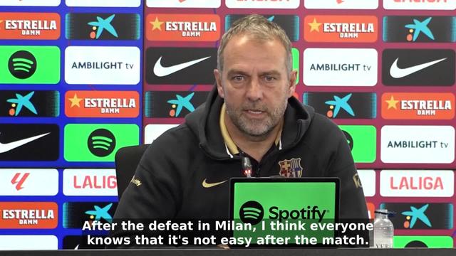 Not easy to play crucial El Clasico after Champions League exit Hansi Flick