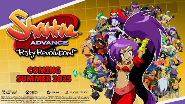 Shantae Advance: Risky Revolution official gameplay release window trailer