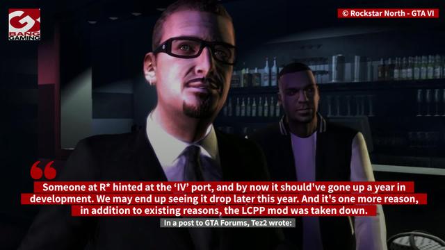 GTA IV port for PS5 and Xbox Series X|S ‘could release this year’