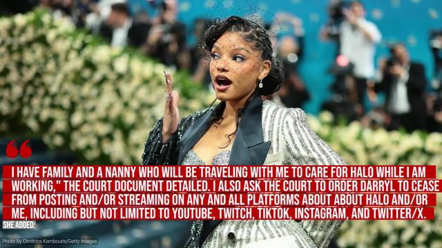 Halle Bailey has filed for a temporary restraining order against DDG